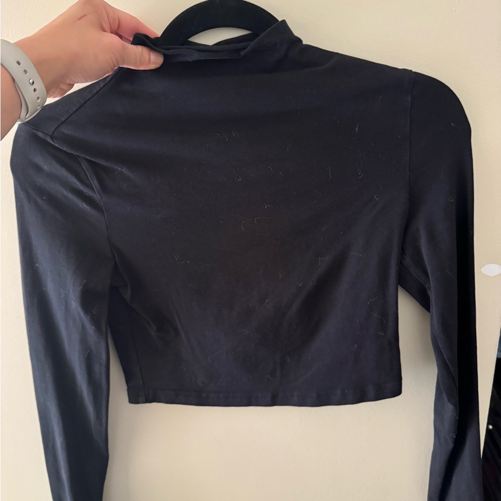 Black Long Sleeve Women's Top